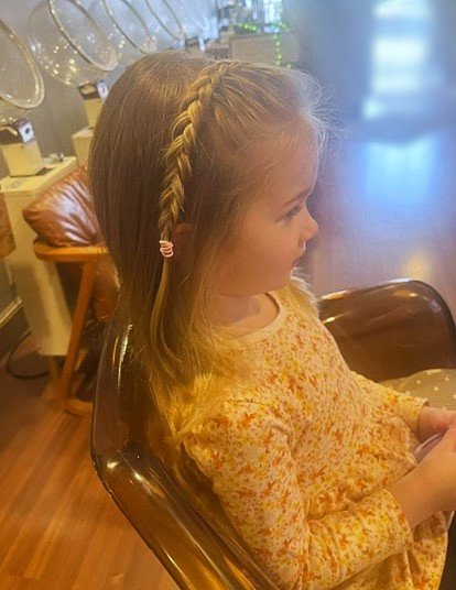 Finished haircut and style